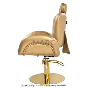 Marc Brilliant Gold Recliner Chair