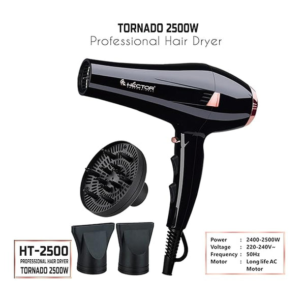 HECTOR HT Tornado 2500W Professional Hair Dryer