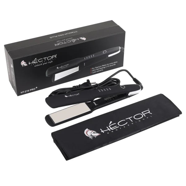 HECTOR HAIR STRAIGHTENER TITANIUM PRO PLUS 216