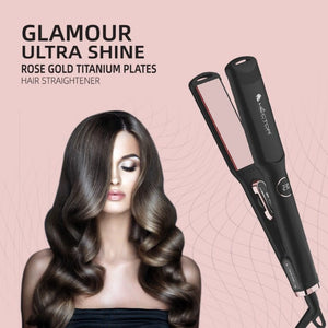 Hector Glamour Ultra Shine Rose Gold Hair Straightener