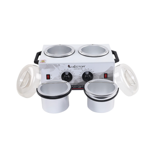 HECTOR Metal Duo 63 Professional Double Bowl Wax Heater Machine