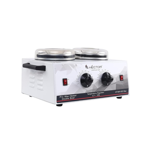 HECTOR Metal Duo 63 Professional Double Bowl Wax Heater Machine