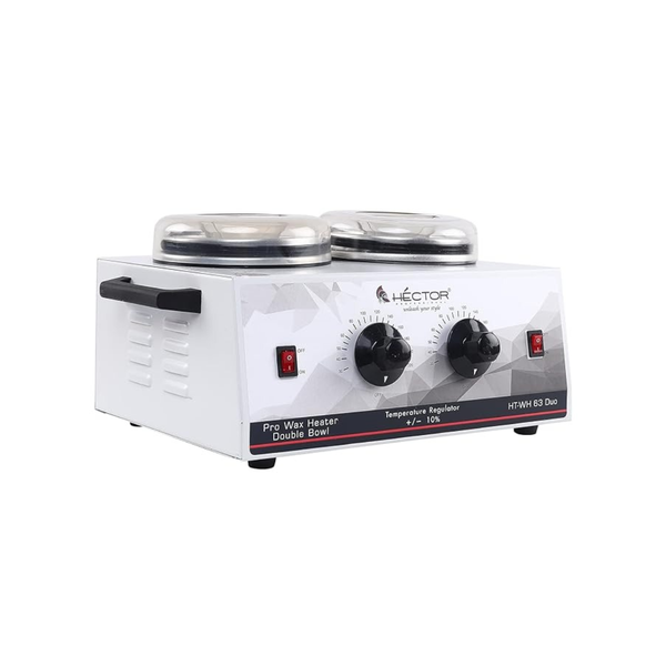 HECTOR Metal Duo 63 Professional Double Bowl Wax Heater Machine