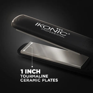 IKONIC Pro Straight Black Hair Straightener