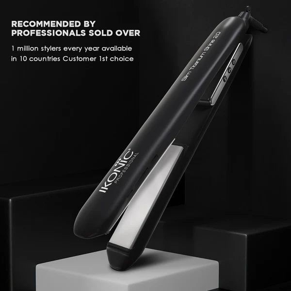 IKONIC Slim Shine Straightener Black 2.0