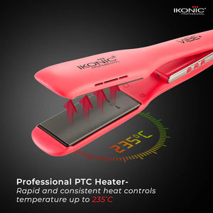 Ikonic Professional Vibe+ Hair Straightener Peach