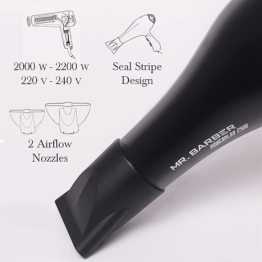 MR. BARBER Powerplay MB PP250 Professional Hair Dryer