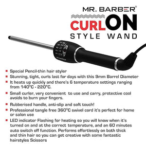 MR.Barber Style Wand Hair Curler MB-SWD