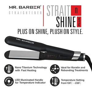 MR. Barber Strait N Shine Plus Hair Straightener MB-SNP