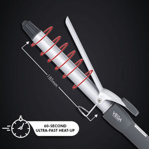 VEGA PROF. PRO CERA CURLS 25MM CURLING TONG VPMCT-04