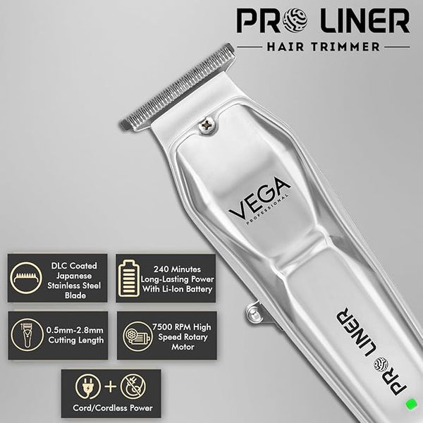 Vega Pro Liner Cord/Cordless Hair Trimmer VPPHT-03