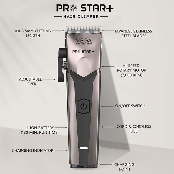 Vega Pro Star + Hair Clipper VPPHC-11