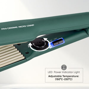Vega Professional Pro Ceramic Micro Crimp Hair Crimper VPPMS-11 | Adjustable Temperature (150°C–230°C)