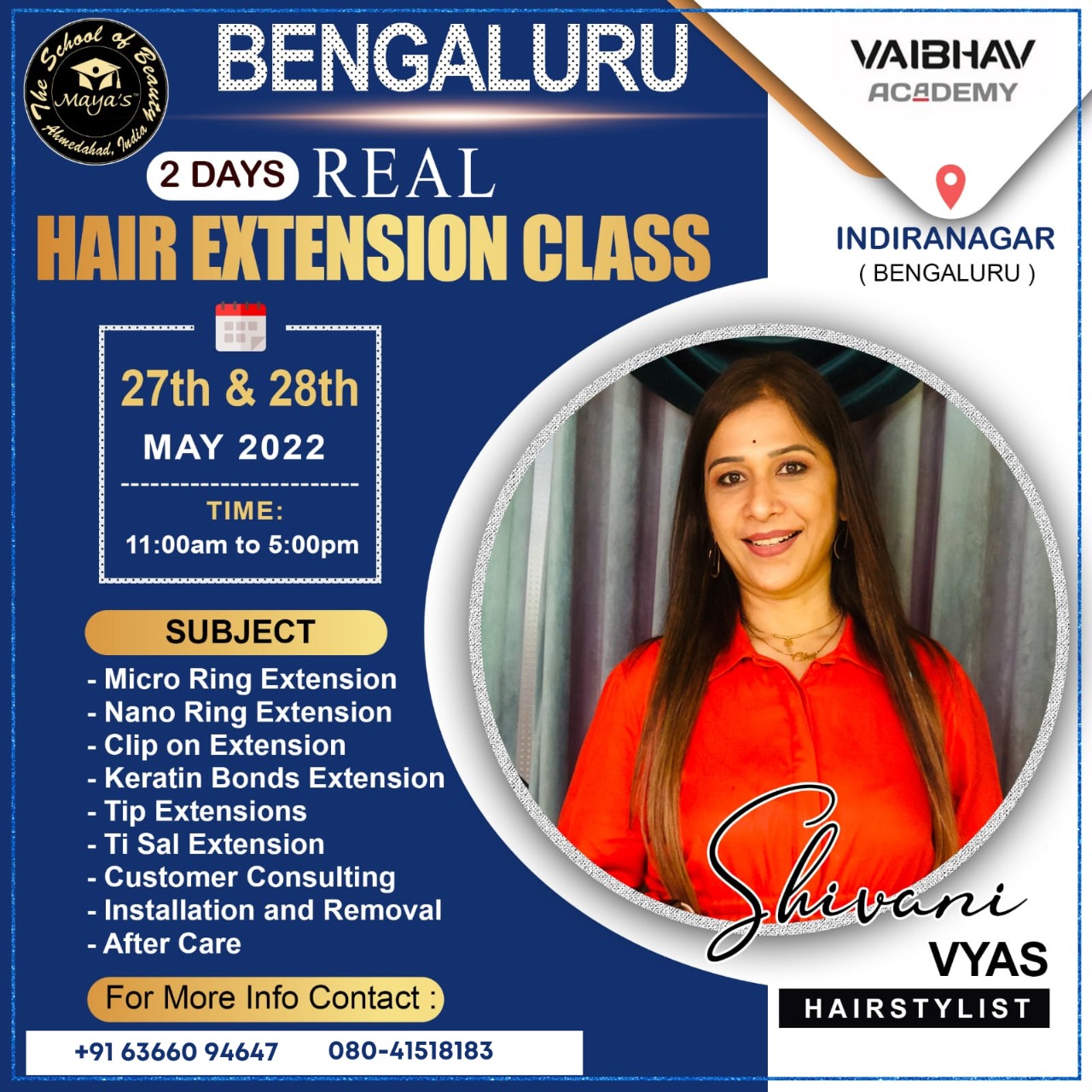 Two Days of Real Hair Extension class