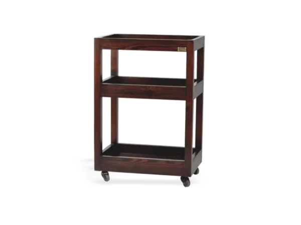 "MUKUL WOODEN SPA TROLLEY"
