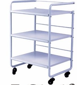 3 Shelf Wooden Trolley