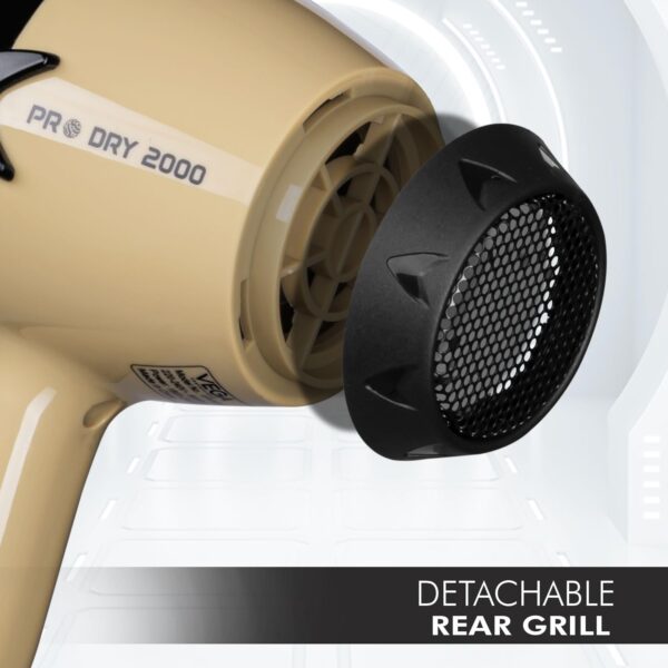 VEGA Pro Dry 2000W Gold Hair Dryer VPVHD-04 - Image 3