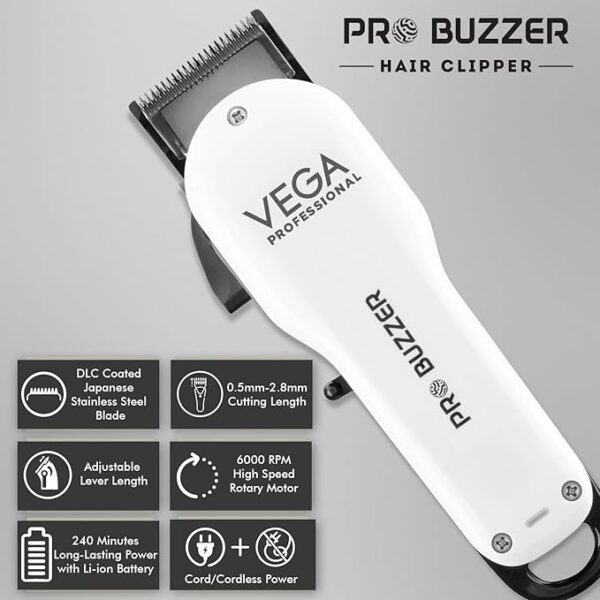 Vega Pro Buzzer Hair Clipper VPMHC-08 - Image 5