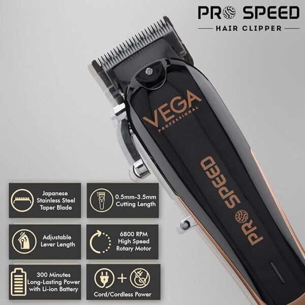 Vega Pro Speed Hair Clipper VPPHC-07 - Image 5