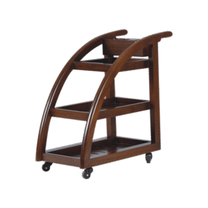 "DHANUR WOODEN SPA TROLLEY"