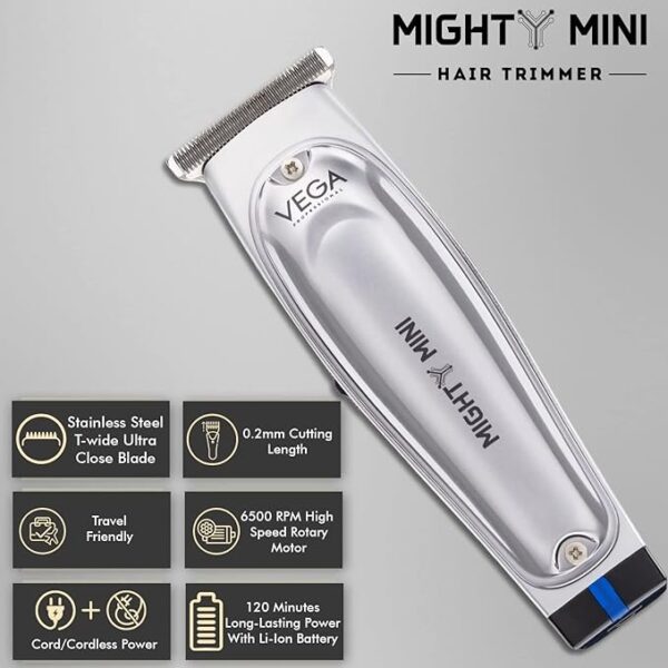 Vega Pro Mighty Mini Hair Trimmer VPVHT-07 - Image 2