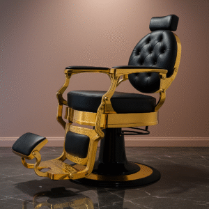 Marc Giant Gold Barber Chair
