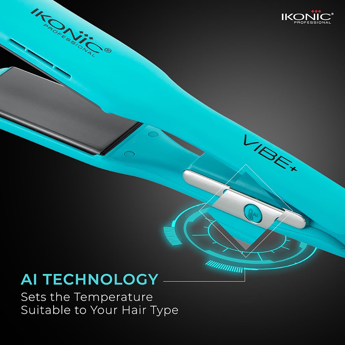 IKONIC HAIR STRAIGHTENER VIBE +TEAL - Image 4