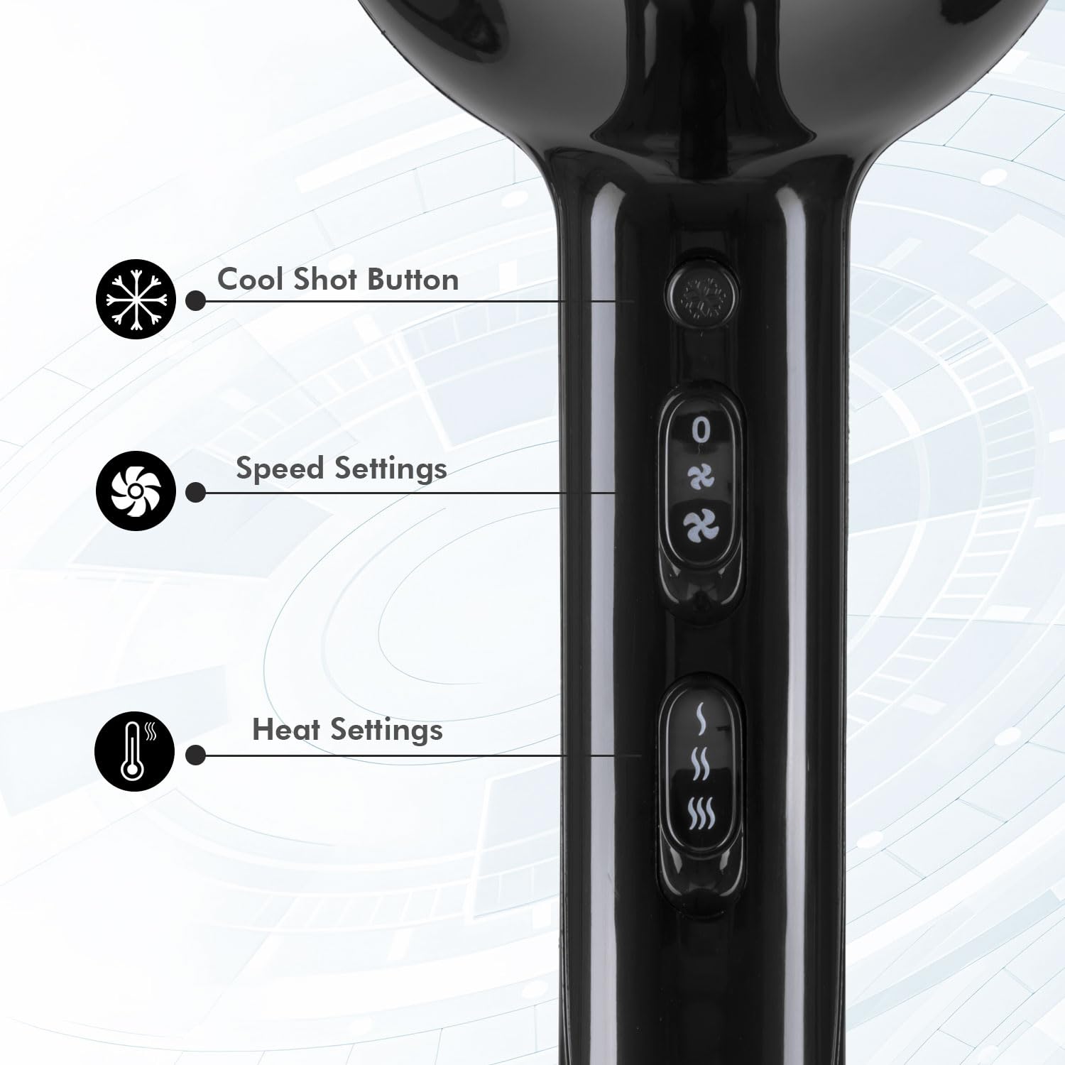 VEGA PROF. PRO DRY 2400 HAIR DRYER VPMHD-03 - Image 4